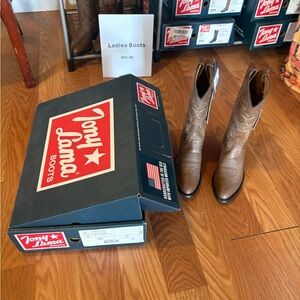 Tony Lama womens Brown Western Boots